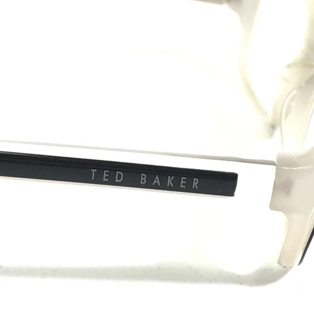 Ted Baker Eyeglasses Frames B827 EBO Revolver Black Gray Matte Clear 51-16-130